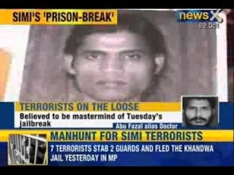 News X : Hunt operation on to search 6 SIMI terrorists who fled Khandwa Jail