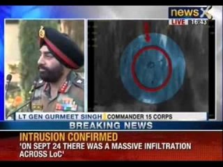 NewsX: Army press conference over Pak incursion at LoC
