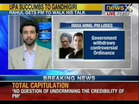 NewsX: Rahul has the final say as Cabinet junks Bill, ordinance on convicted leaders