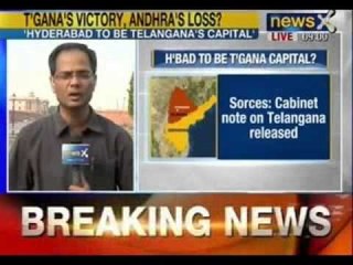 NewsX: Cabinet note on Telangana released