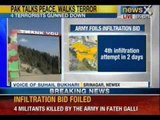 NewsX: Another infiltration bid foiled in J&K's Keran sector, 4 militants killed