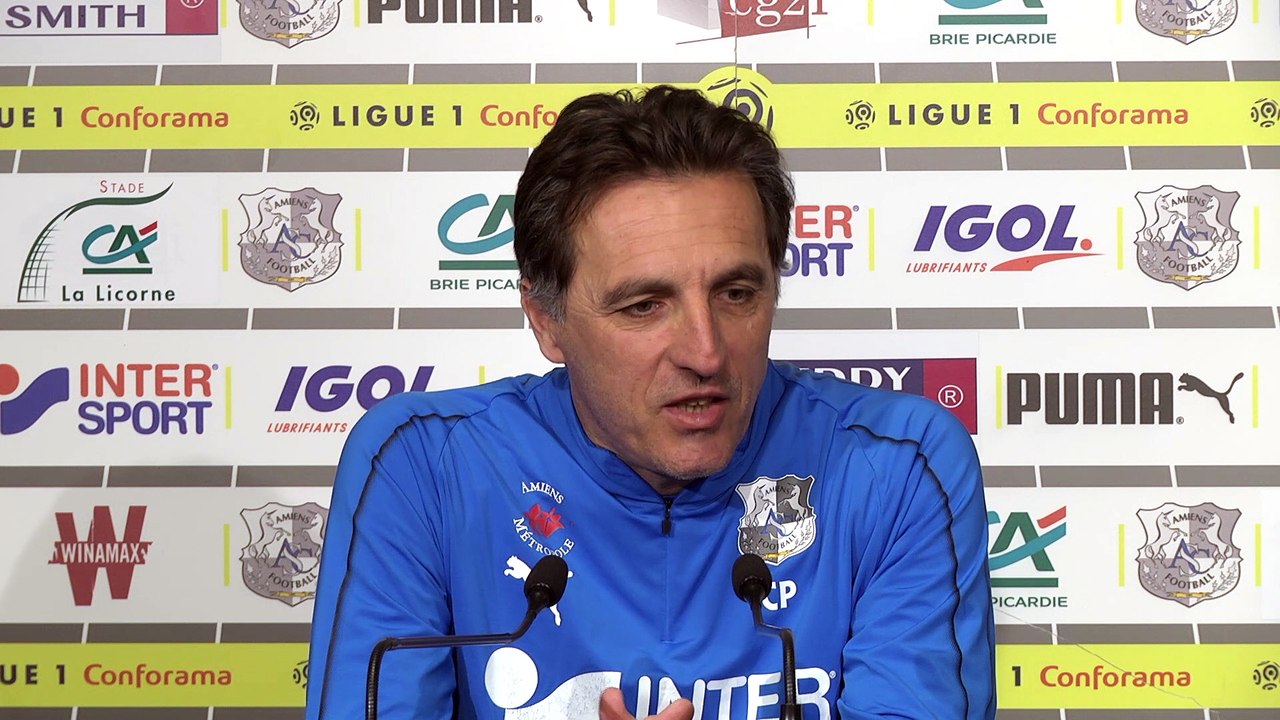 Avant le match Stade de Reims - Amiens SC, Christophe Pélissier