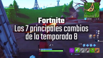 Fortnite - los 7 principales cambios de la temporada 8