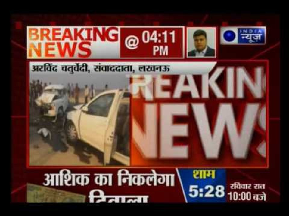 Uttar Pradesh: IAS officer Navneet Sehgal injured in road accident at Agra expressway near Hasanganj