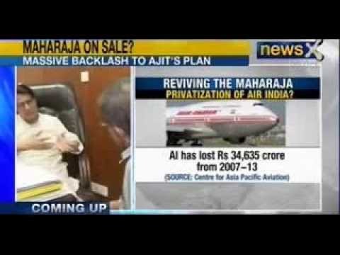 NewsX : Privatisation only way to save Air India, says Ajit Singh