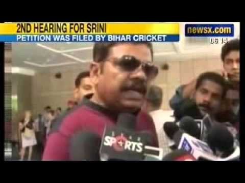 News X: Supreme Court to hear BCCI case. To decide on N.Srinivasan's anointment as President