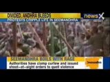 NewsX : Anti Telangana protest cripples life in Seemandhra