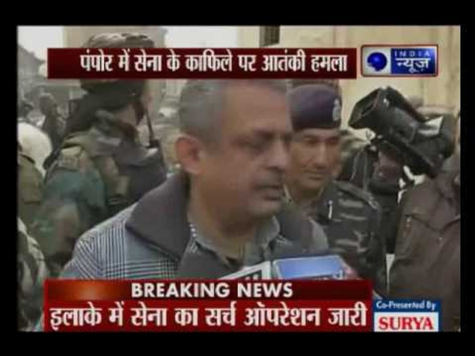 Jammu & Kashmir: Terror attack  at army convoy in Pampore—3 Soldiers martyred