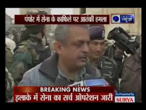 Jammu & Kashmir: Terror attack at army convoy in Pampore—3 Soldiers martyred