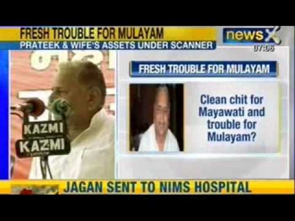 NewsX: CBI wants income-tax probe into assets of Mulayam Singh's wife, son