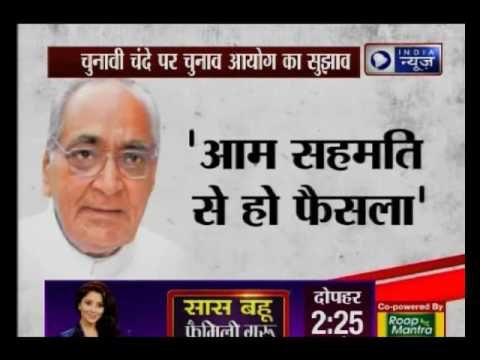 Election Commission seeks ban on anonymous donation above Rs 2,000 to political parties