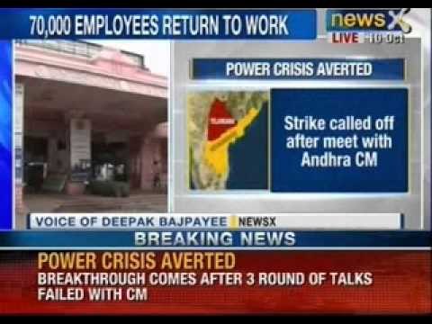 Telangana: Power employees call off strike after talks with Andhra CM