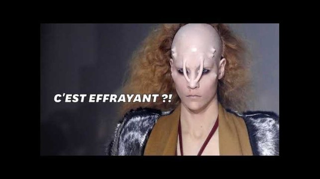À la fashion week parisienne, ce défilé était le plus effrayant
