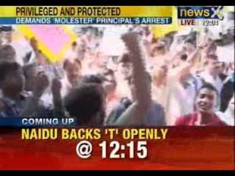 Justice for Pavitra: Arvind Kejriwal joins protest against principal outside police HQ