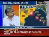 Cyclone Phailin: NDRF chief says teams deputed in Odisha, Andhra Pradesh to tackle Cyclone Phailin