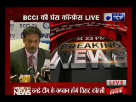 Virat Kohli appointed Team India's new captain; to lead ODI and T20 teams too