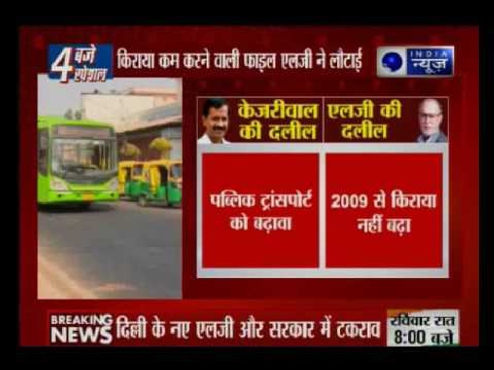 Lieutenant Governor of Delhi Anil Baijal returns file on DTC bus fare cuts to AAP government
