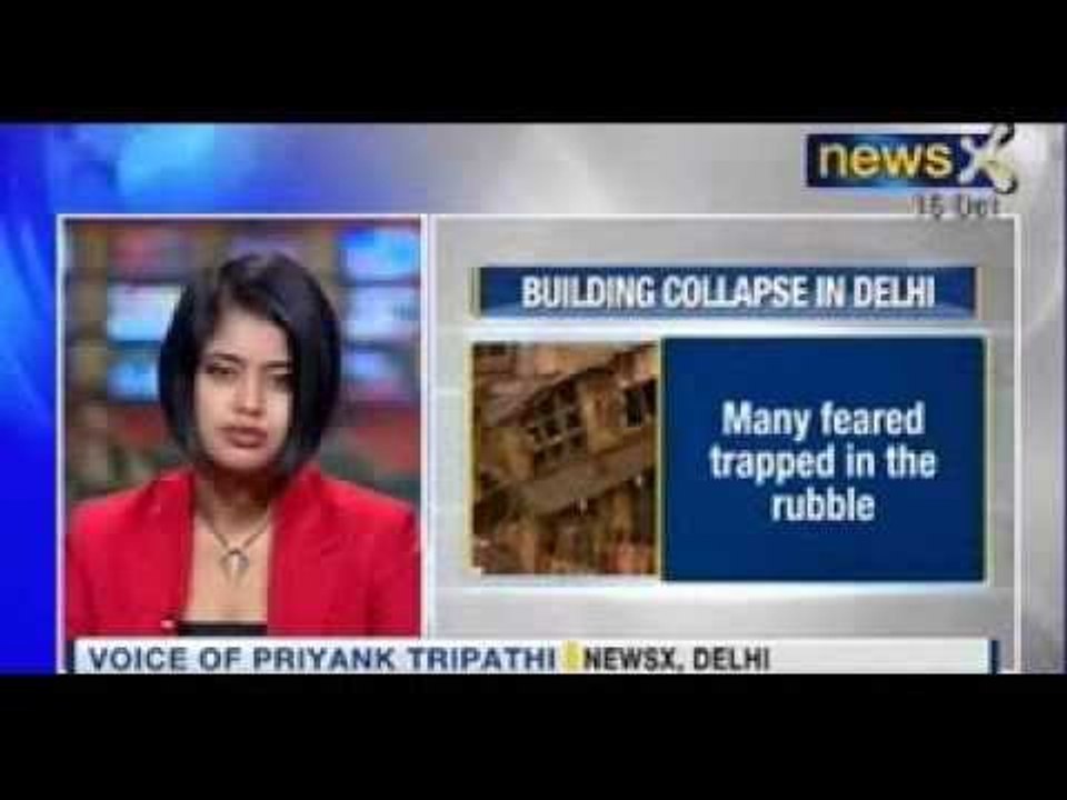 Building collapses in Delhi's Kashmere Gate area, many feared trapped in the rubble - NewsX