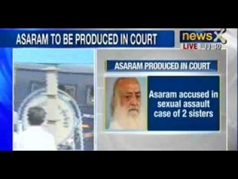 Controversial Godman Asaram Bapu produced in Gujarat HC today - NewsX