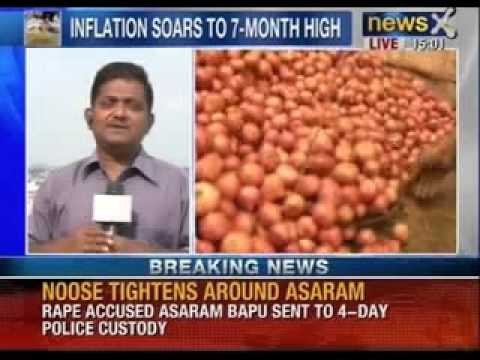 Vegetable prices push inflation to 7 month high NewsX