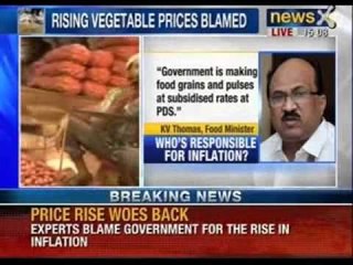 Rise in inflation- KV Thomas and and P Lakshmi say government not to be blamed