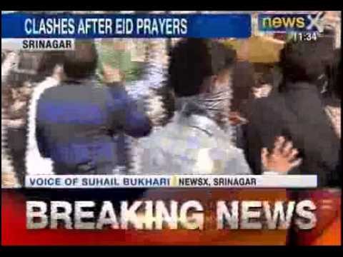 Eid celebrations in Kashmir turn violent following clashes with police - NewsX
