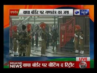 68th Republic Day Celebration in Wagah Border Parade