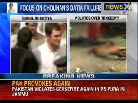 Rahul Gandhi to visit Madhya Pradesh temple stampede victims : News X