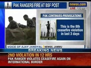 J&K: 2nd ceasefire violation in 12 hours, firing on in RS Pura sector