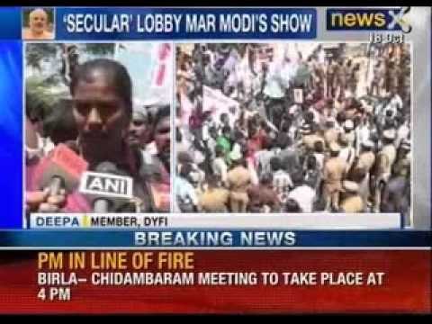 Protests erupt in Chennai against Narendra Modi's visit- NewsX