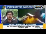 Caught On Camera : Tripura CPI(M) leader seen lying on 'a bed of cash', expelled from party
