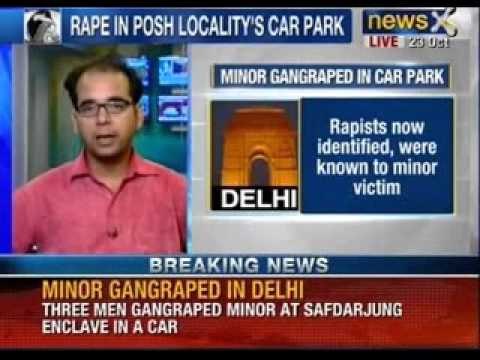 Minor gangraped in car in south Delhi's Safdarjung Enclave- News X