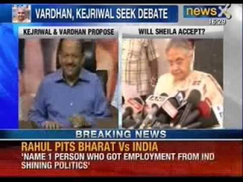 Arvind Kejriwal sends formal proposal to Sheila Dikshit for open debate News X