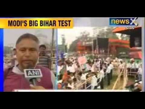Stage set for Narendra Modi's mega show in Patna today - NewsX