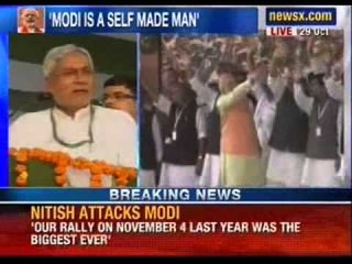 Nitish attacks Modi, says 'a man who aspires to lead the country should be patient' - News X