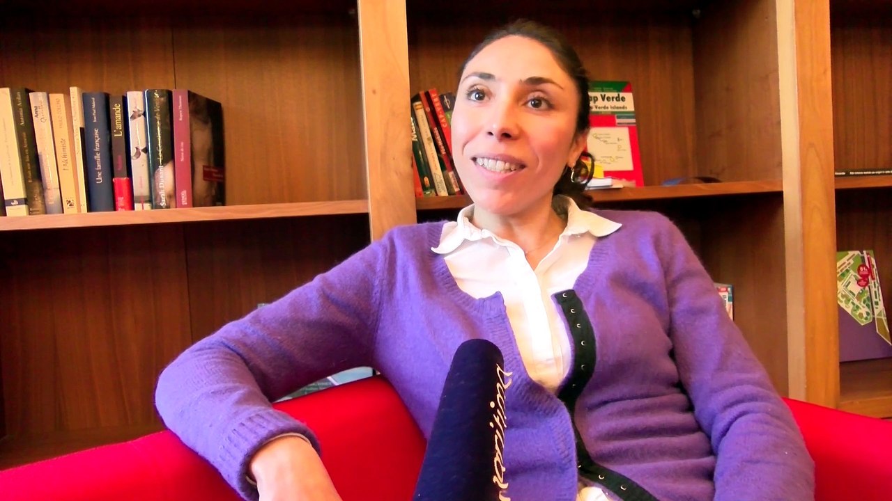 Christian Mazzuchini et deux de ses comédiens amateurs Sabria et Thierry