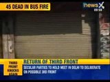 45 feared dead as bus hits oil tanker, catches fire in Andhra Pradesh - News X