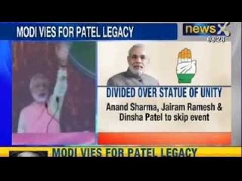 Narendra Modi, LK Advani to lay Sardar Patel statue foundation stone today - NewsX
