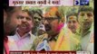 BJP leader Mukhtar Abbas Naqvi celebrates holi in Delhi