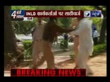 SYL row: Police lathicharge protesting INLD workers in Delhi