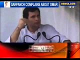 Sarpanch complains about Omar Abdullah's Jammu and Kashmir Governments - News X
