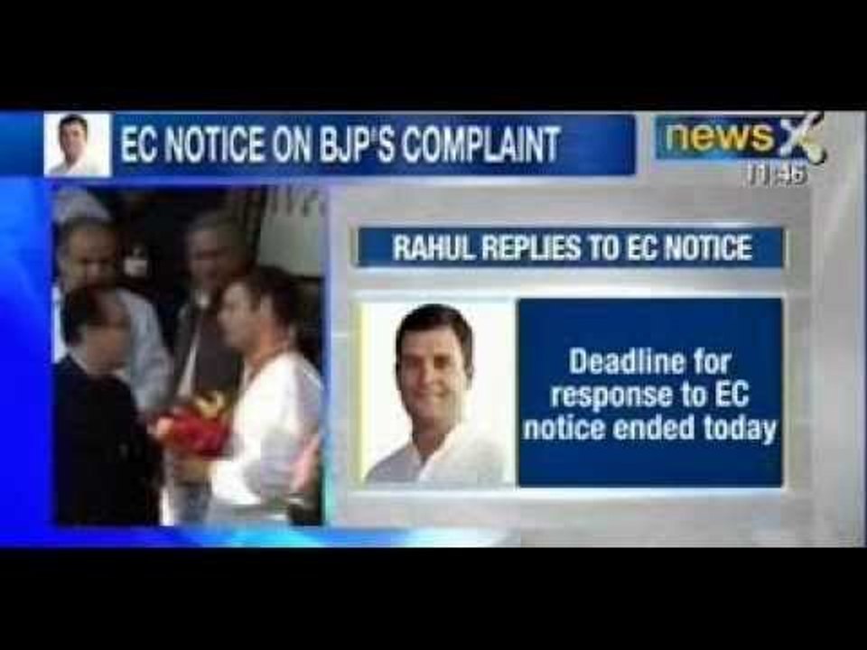 Rahul Gandhi replies to EC notice, sends 4-page...
