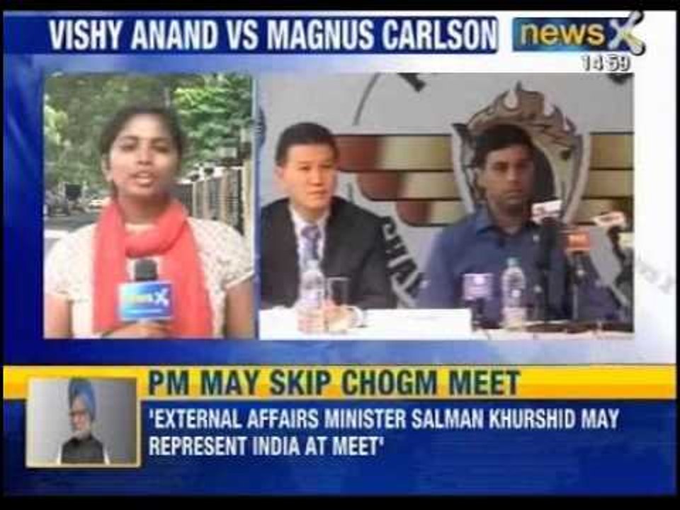 Game one drawn: Viswanathan Anand takes on Magnus Carlsen at World Chess Championship - News X