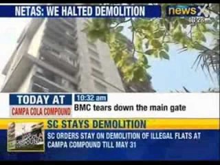 Supreme Court stays Campa Cola society demolition till May 31, to hear case next on Nov 19 - News X
