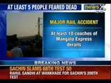 Mangla Express derails in Maharashtra, four killed and 50 injured - NewsX