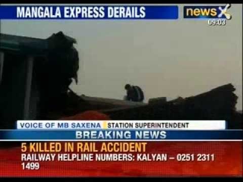 At least 5 killed, 10 injured as Mangala Express derails near Nasik - News X