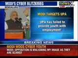 'Centre has been restricting the social media', says Narendra Modi - News X