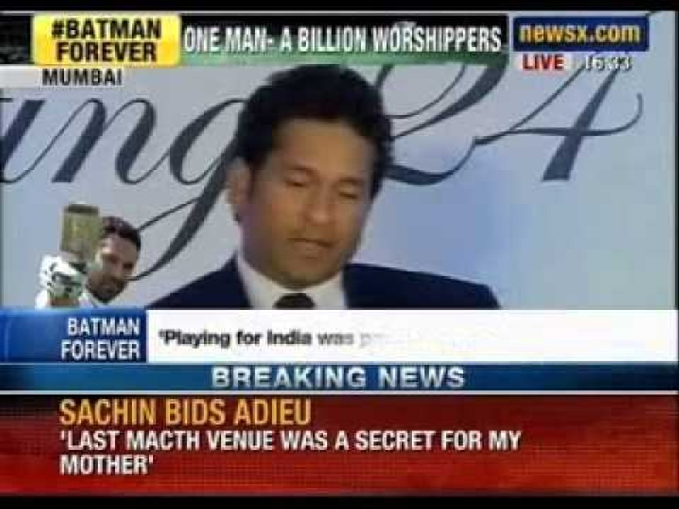 Sachin Tendulkar dedicates Bharat Ratna to all mothers in India - News X