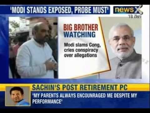 Congress targets Narendra Modi, demands probe on snooping - NewsX