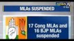 Congress and BJP gets tough against rebels, suspends MLAs for 6 years - NewsX